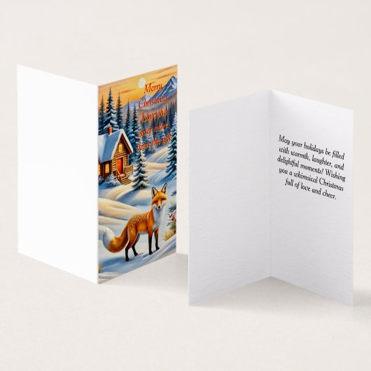 Un Fox et un cabine cosy (Inside and Outside)