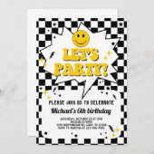 Un garçon de Happy Dude Super invitation d'anniver (Devant / Derrière)