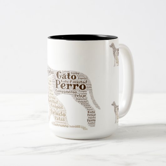 Un gato y un perro Mok (Voorkant rechts)