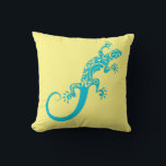 Un gecko bleu comme animal de compagnie. Oreiller<br><div class="desc">Un Gecko bleu comme animal de compagnie. Il vous suivra partout et vous l'aimerez! 
A offrir pour un anniversaire ou simplement à s'il vous plaît. C'est à vous de décider.</div>