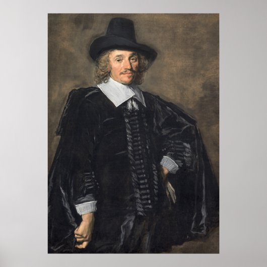 Un Gentleman - Frans Hals Poster d'Art (Devant)