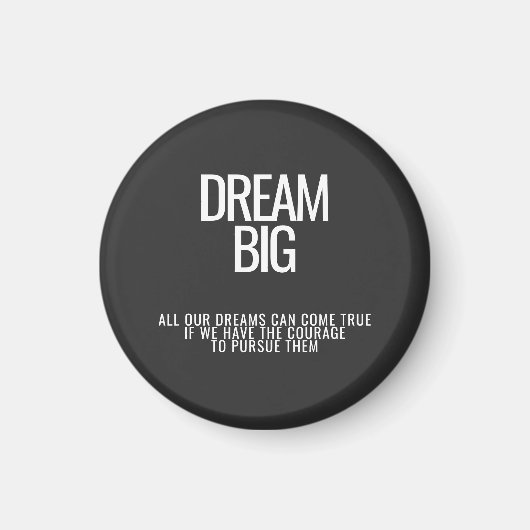 Un grand aimant de motivation de rêve (Devant)