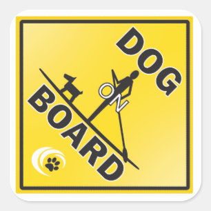 Un grand autocollant pour un paddleboarder amateur