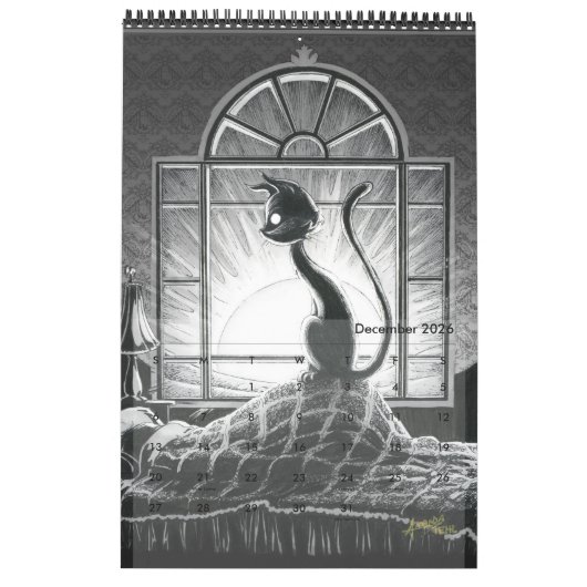 Un grand Boo Kitty Année Calendrier (Dec 2026)