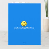 Un grand Carte de remerciements géant de balle de  (Dos)