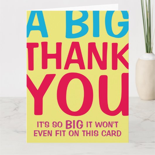 Un grand Merci (Devant)