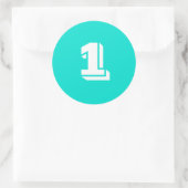 Un grand Stickers Tour Turquoise par Janz (Sac)