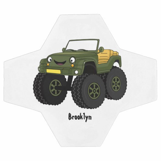 Un Green Monster truck (Plat)