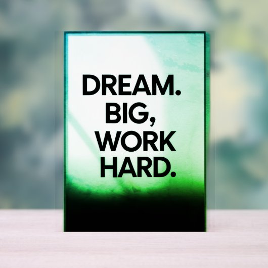 Un gros travail de rêve | Mur de motivation minima (Neutre)