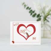 Un guide d'une carte de Saint Valentin (Debout devant)