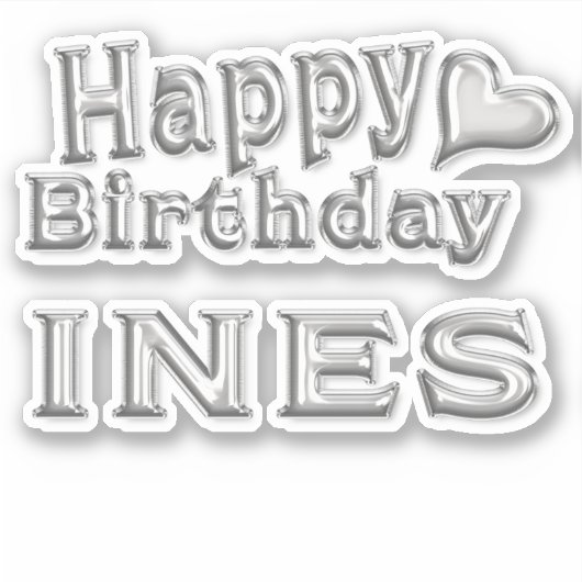 Un Happy Birthday Autocollants (Devant)