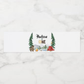 Un heureux Étiquette de bouteille d'eau Camper (Étiquettes simples)