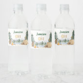 Un heureux Étiquette de bouteille d'eau de camping (Bouteilles)