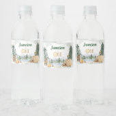 Un heureux Étiquette de bouteille d'eau de camping (Bouteilles)