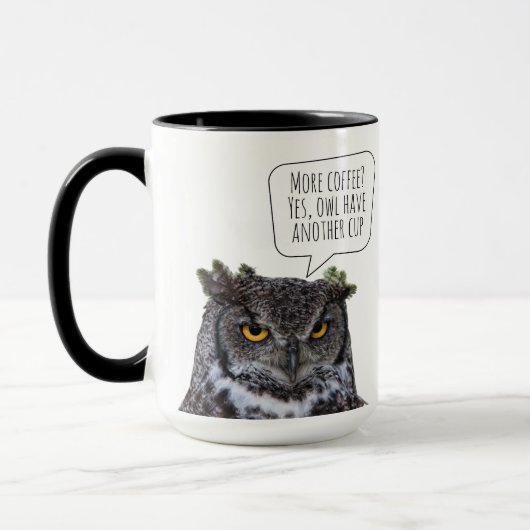 Un hibou a une autre coupe de Mug de Café Lover (Gauche)