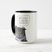 Un hibou a une autre coupe de Mug de Café Lover (Devant gauche)