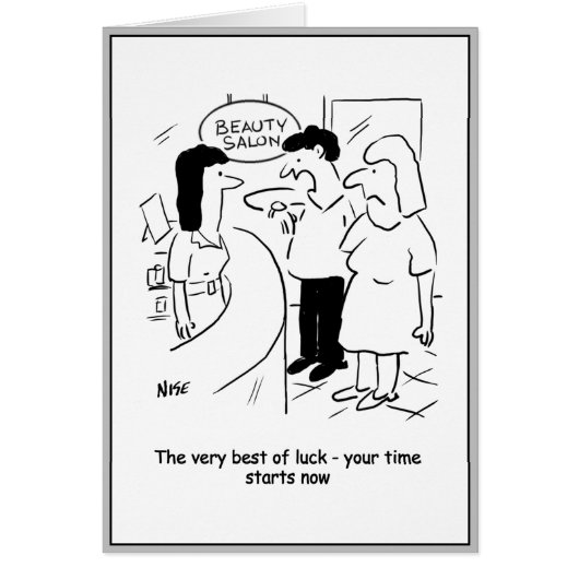 Un homme au salon de beauté dit que votre temps co (Devant)