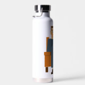 Un homme boit du café Bouteille (Plage)