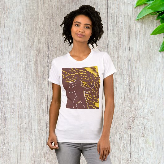 Un Homme Dans Un T-shirt D'Incendie