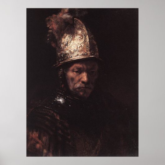 Un homme dans une affiche de casque d'or (Devant)