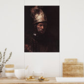 Un homme dans une affiche de casque d'or (Cuisine)