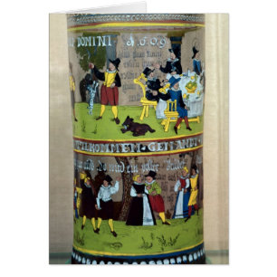 Un Humpen émaux par Allemand