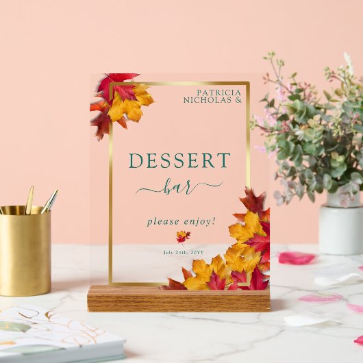 Un Imaginaire Turquoise & Automne Gold Rustic Dess