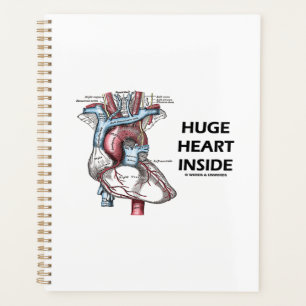 Un immense coeur à l'intérieur du diagramme d'anat