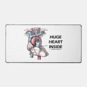 Un immense coeur à l'intérieur du diagramme d'anat (Recto)