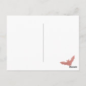 Un Invitation Anniversaire Halloween Rose Chauve-S (Dos)