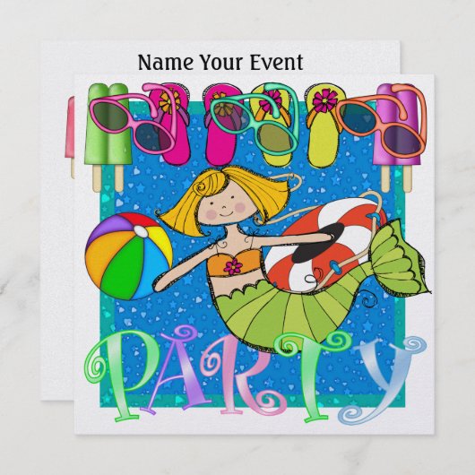 Un Invitation COOL - SRF (Devant / Derrière)