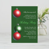 Un Invitation de vacances Ornament Vert (Debout devant)