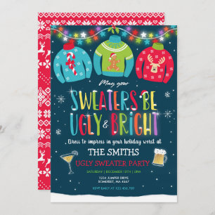 Un Invitation moche et un chandail brillant