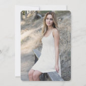 Un jalon important : Invitation photo (Dos)