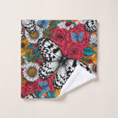 Un jardin coloré (Gant de toilette)