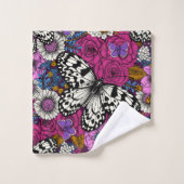 Un jardin coloré II (Gant de toilette)