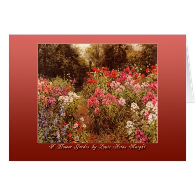 Un jardin de fleurs par Louis Aston Knight (Devant horizontal)