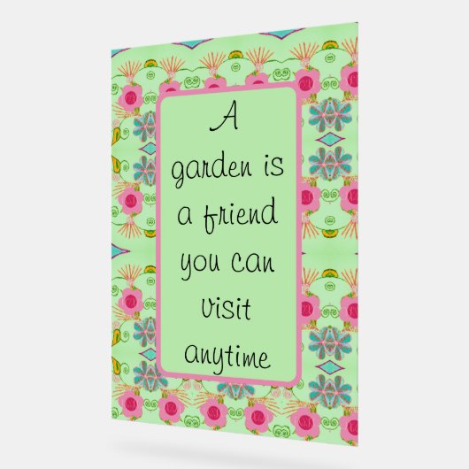 Un jardin est un ami (Angle)