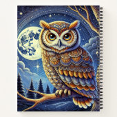 un joli carnet d'image de hibou (Dos)