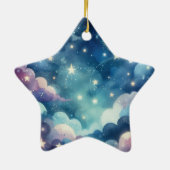 Un joli ornement en étoile de sapin de Noël (Dos)