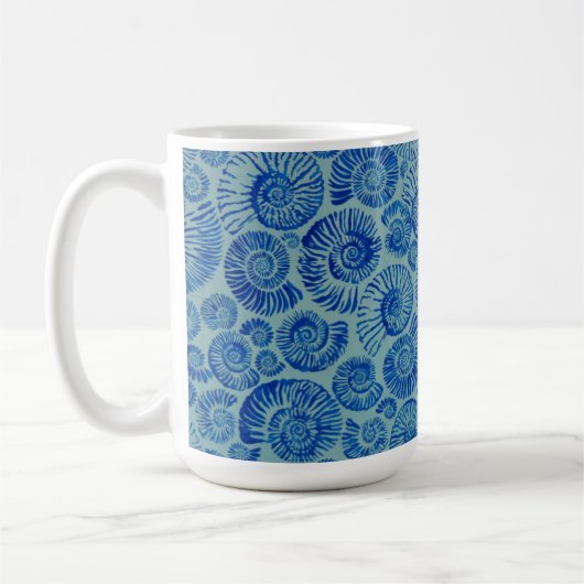Un joli Philip Jacobs Tissu Ammonite Mug (Gauche)