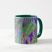 Un joli Philip Jacobs Tissu Coleus Mug (Devant droit)