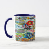 Un joli Philip Jacobs Tissu De Mug De Poissons Tro (Gauche)