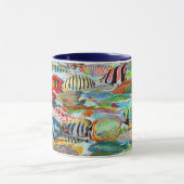Un joli Philip Jacobs Tissu De Mug De Poissons Tro (Centre)