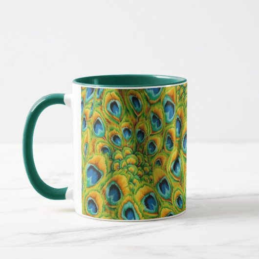 Un joli Philip Jacobs Tissus Peacock Mug (Gauche)