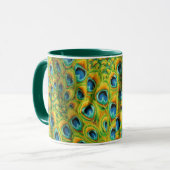 Un joli Philip Jacobs Tissus Peacock Mug (Devant gauche)