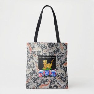 Un joli sac de léopard de neige en tissu de Phili