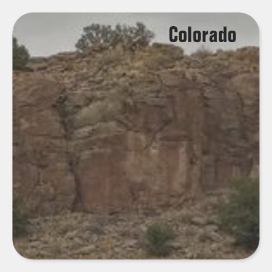 Un Joli Stickers Photo Colorado (Devant)