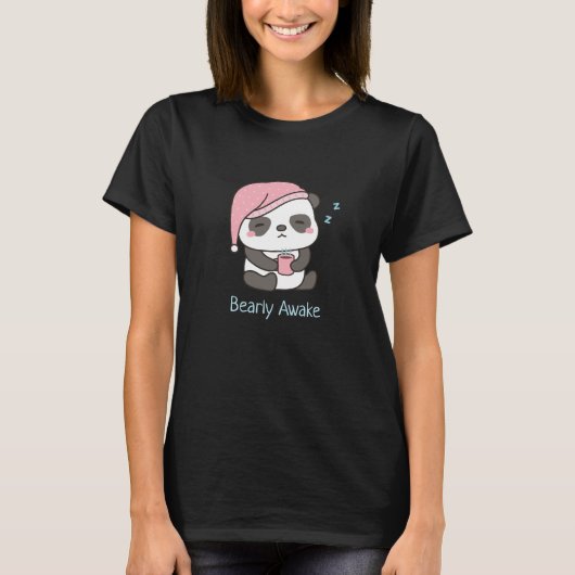 Un joli T-Shirt de Panda endormi (Devant)