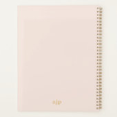 Un jour à la fois | Blush Pink et Gold Script (Dos)